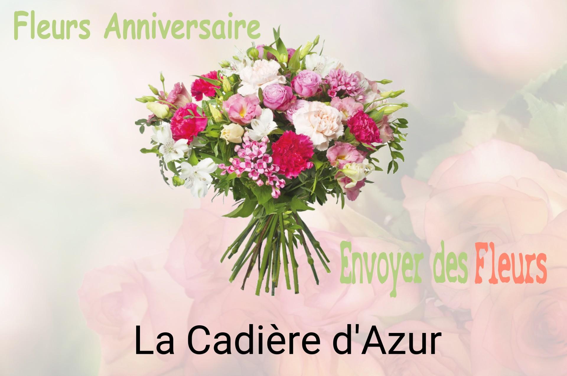 Bouquet de fleurs d’anniversaire livré à La Cadière-d'Azur